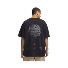 Under Armour 6009329-001 Siyah U M Hwt Hoops Photoreal Ss Erkek Basketbol Tişört