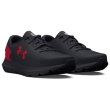 Under Armour Erkek UA Charged Rogue 3 Koşu Ayakkabısı siyah kırmızı