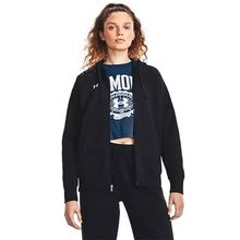 Under Armour Rival Fleece Kapüşonlu Fermuarlı Siyah Kadın Sweatshirt