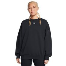 Under Armour Rival Fleece Siyah Kadın Oversize Sweatshirt