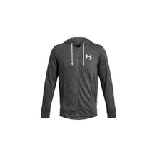 Under Armour UA Rival Terry LC FZ Erkek Ceket Castlerock Light Heather / / Onyx White XS