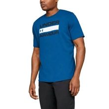 Under Armour Ua Team Issue Wordmark Ss Mavi Erkek T-shirt