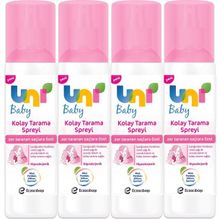 Uni Baby 200x4 Adet Zor Taranan Saçlara Özel Kolay Saç Tarama Spreyi