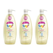 Uni Baby 3'lü 900 ml Boyasız Şampuan Saç Ve Vücut Şampuanı