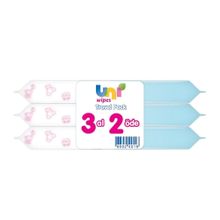 Uni Baby 3x15 li Cep Aktif Hijyenik Islak Mendil