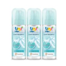 Uni Baby 3x150 ml Nemlendiricili Bebeksi Dokunuş Bebek Kolonyası