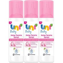 Uni Baby 3x200 ml Kolay Saç Tarama Spreyi