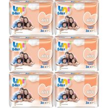 Uni Baby Aile 52x18 Paket 936 Yaprak Islak Mendil