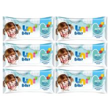 Uni Baby Aktif 6x52 li Islak Mendil