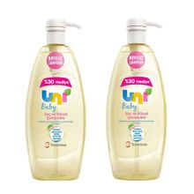 Uni Baby Basmalı 2x900 ml Bebek Şampuanı