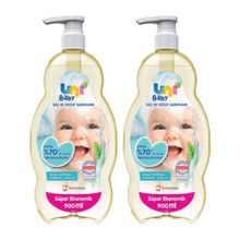 Uni Baby Boyasız 4x900 ml Bebek Şampuanı