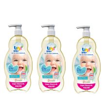 Uni Baby Göz Yakmayan Saç ve Vücut 3x900 ml Bebek Şampuanı