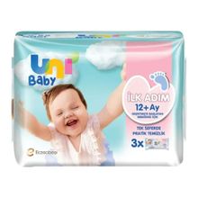 Uni Baby İlk Adım İlk Masallarım 3x52'li Islak Mendil