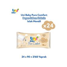 Uni Baby Pure Comfort Beyaz Sabun Kokulu 90x24'lü 2160 Yaprak Islak Mendil
