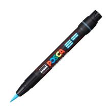 Uni PCF-350 Posca Açık Mavi 0.1-10 mm Fırça Uç Boyama Markörü