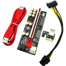 Unichrome PCI-E X16 Riser V016 Voltaj Regülatörlü 10 Kapasitör Ekran Kartı Yükseltici