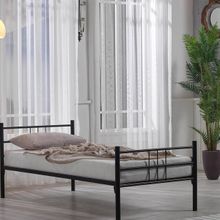 Unimet 90x190 cm Alchera Metal Siyah Karyola
