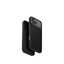 Uniq iPhone 17 Pro Max Keva Edge Slim Aramid Magsafe Siyah Uyumlu Telefon Kılıfı