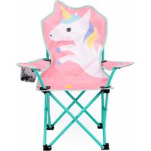 Uniqamp Unicorn Temalı Pembe Çocuk Kamp Sandalyesi