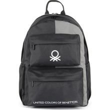 United Colors of Benetton 03846 Siyah-Gri Okul Sırt Çantası