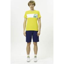 United Colors of Benetton BNT-M20470 Sarı Erkek T-shirt