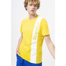 United Colors of Benetton BNT-M20474 Sarı Erkek T-shirt