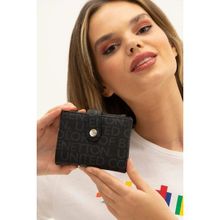 United Colors of Benetton BNT1310 Siyah Kadın Cüzdan