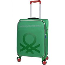 United Colors of Benetton BNT2200 Ultra Light Hafif Lüx Kumaş Orta Boy Yeşil Valiz