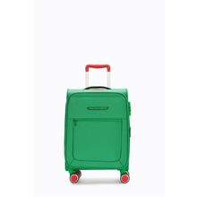 United Colors of Benetton BNT2800 Yeşil Kabin Boy Kumaş Valiz