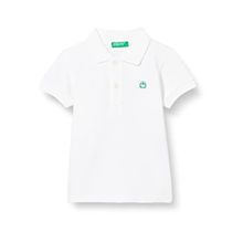 United Colors of Benetton Logolu Polo Beyaz Erkek Çocuk T-Shirt