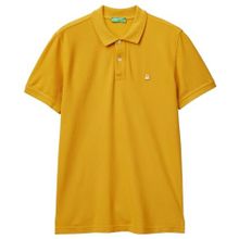 United Colors of Benetton Regular Fit Kısa Kollu Polo Sarı Erkek T-Shirt