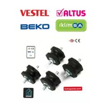 Universal 60x2 4'lü Paket Klima Konsol Titreşim Önleyici Takoz Lastiği