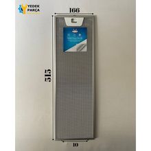 Universal Davlumbaz 16.6x51.5 cm Tek Tırnaklı Aspiratör Filtresi