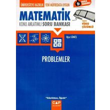 Üniversiteye Hazırlık Matematik Problemler Konu Anlatımlı Soru Bankası 2020 - Çap Yayınları