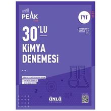Ünlü Yayınlar Best Peak 30'lu TYT Kimya Branş Denemesi