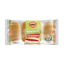 Uno 70 gr 14'lü Tam Buğday Sandiviç Ekmeği