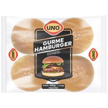Uno Gurme 4x110 gr Hamburger Ekmeği