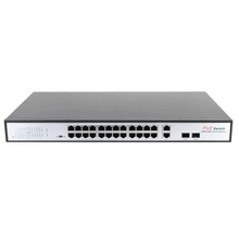 Uranium POE-P2421 SPF-300W 24X10/100 2X Gigabit Uplink 1X SFP 360W Poe Combo Rack Tipi Switch