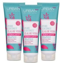 Urban Care 3x250 ml Pure Coconut & Aloe Vera Saç Bakım Şampuanı