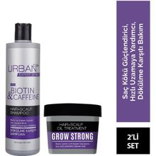 Urban Care Expert Biotin ve Kafein 350 ml Dökülme Karşıtı Şampuan + 240 ml Saç Bakım Yağı