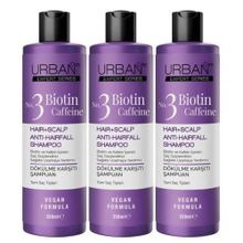 Urban Care No.3 Biotin & Caffeine 3x350 ml Şampuan