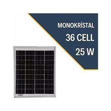 UreTech 25 W Watt Monokristal Güneş Paneli Solar Panel 12V 20 W