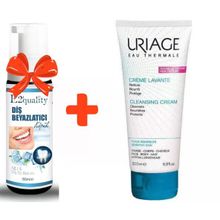 Uriage Creme Lavante Cleansing Cream 200 ml Temizleme Kremi+E2'Quality Diş Beyazlatıcı Köpük