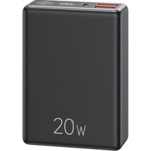 Usams CD192 10000 Mah Powerbank | 22.5W Hızlı Şarj | Pd 20W + Qc3.0 | 3 Çıkışlı | LED Dijital Ekranlı Taşınabilir Şarj Cihazı - Siyah