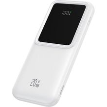 Usams CD193 10000 Mah Powerbank | Pd 20W + Qc3.0 Hızlı Şarj | 3 Dahili Kablolu | 3 Çıkışlı | Dijital Ekranlı Taşınabilir Şarj Cihazı - Beyaz