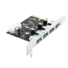 USB 3.0 PCI Express PCI-E 4 Port Kart Çoklayıcı
