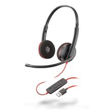 USB bağlantısı ile Plantronics Blackwire 3200 Stereo Kablolu UC Kulaklık
