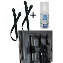 Usin Lcd Led Plazma TV Askısı Sabitleme Bebek Çoçuk Koruma Deprem Kemeri +120 ML Ekran Temizleme Spreyi