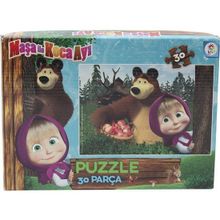 Utku Oyuncak MS7574 30 Parça Maşa ile Koca Ayı Puzzle
