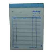 Uysal 2 Nüsha Otokopili 2/50 Sipariş Fişi
